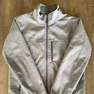 Mens North Face Apex jacket in heather grey Size M